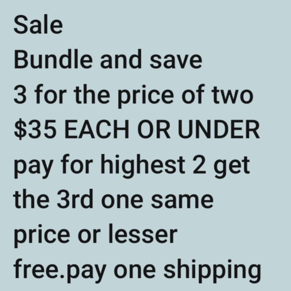 Everything under 35 deals all sz